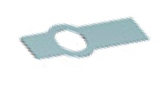 Normal OT Cap System 2.5mm / 10 Aluminum Spacers for Regular Size OT Box Bars